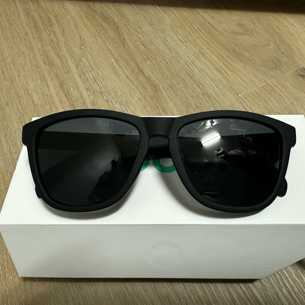 New in Box Goodr Black polarized Sunglasses